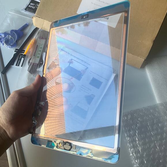 JPUNG Screen Replacement for iPad 5 2017 (White) Fit the Model No.:A1822,A1823 - Picture 4 of 4